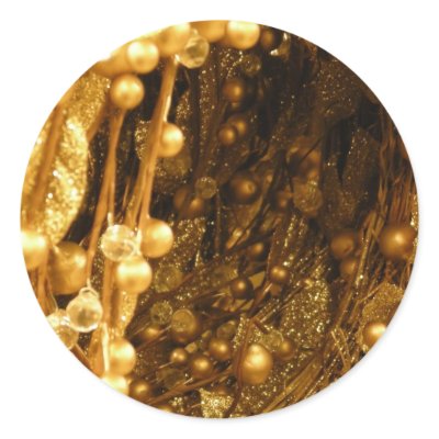Gold branches stickers by Boogybunny