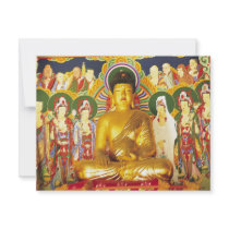 Gold Buddha Invitations