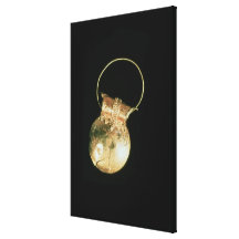 Gold bulla from the House of the Menander Stretched Canvas Print