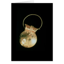 Gold bulla from the House of the Menander Card