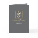 Gold Butterfly Wedding Invitation Announcement cards
