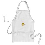 Gold chandelier aprons