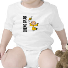 Gold CHEMO GRAD 1 (Childhood Cancer) Bodysuits