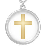Gold Christian Cross necklaces