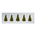 Gold Christmas Tree Slim Gift Tag business cards
