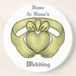 Gold Claddagh Ring Coasters