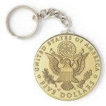 Gold Coin keychains