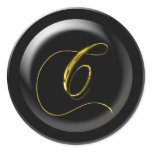 Gold Coloured Monogram C stickers