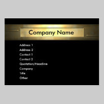 gold_company business cards