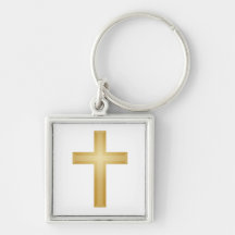 Gold Cross/Easter Keychains