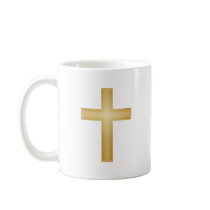 Gold Cross/Easter Mug