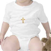 Gold Cross/Easter T Shirt