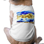 Gold Cumulus and Electric Blue Topography by KLM pet clothing