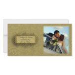 Gold Damask Photo Card photo cards