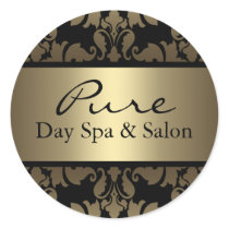 Gold Damask Sticker