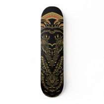 Gold Design Skateboard