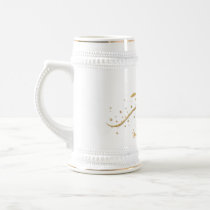 Gold dove of peace Christmas coffee mugs & cups