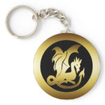 GOLD DRAGON keychains