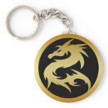 GOLD DRAGON keychains