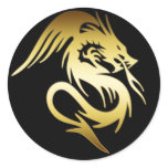 GOLD DRAGON stickers