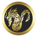 GOLD DRAGON stickers