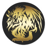 GOLD DRAGON stickers