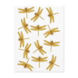 Gold Dragonflies Postcard