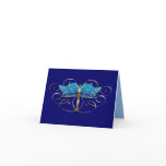 Gold Dragonfly Tiara Note Card
