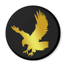GOLD EAGLE FRIDGE MAGNETS