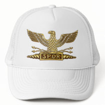Gold Eagle Roman Legion Trucker Hats