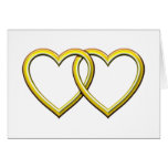 GOLD ENTWINED HEARTS cards