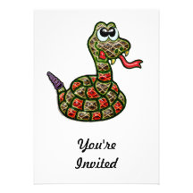 Gold Fanged Rattlesnake Custom Announcement