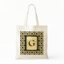 Gold Filigree Canvas Bag