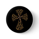 Gold Filigree Cross buttons