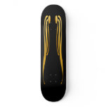 Gold Filigree Skateboard