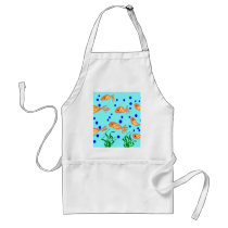 gold fish aprons