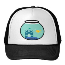 Gold Fish Mesh Hat
