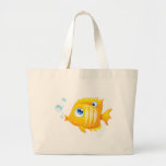 Gold Fish Tote Bags