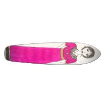 Gold Fleur De Lis Jane Austen Skateboard skateboards