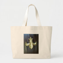 Gold  Fleur de lis on Brown Bags