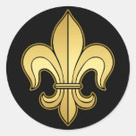 Gold Fleur de lis Sticker
