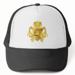 Gold Football Netherlands Mesh Hat