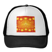 Gold Fractal Explosions: Mesh Hat