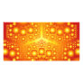 Gold Fractal Explosions: Personalized Photo Card