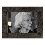 Gold Funeral Remembrance Death Notice Photo Invitation