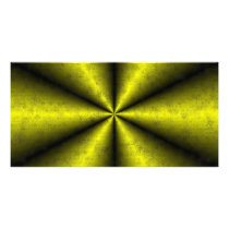 Gold - gelb - schwarz Regenbogen Photo Grußkarte