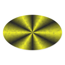 Gold - gelb - schwarz Regenbogen Aufkleber