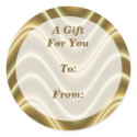 gold gift tags stickers