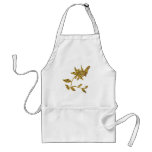 Gold-Glitter Butterfly aprons