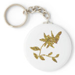 Gold-Glitter Butterfly keychains